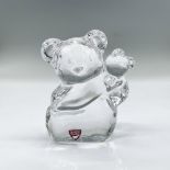 Orrefors Crystal Figurine, Koala Bear and Cub