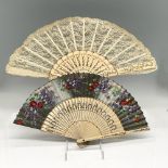 2pc Ladies Hand Fans