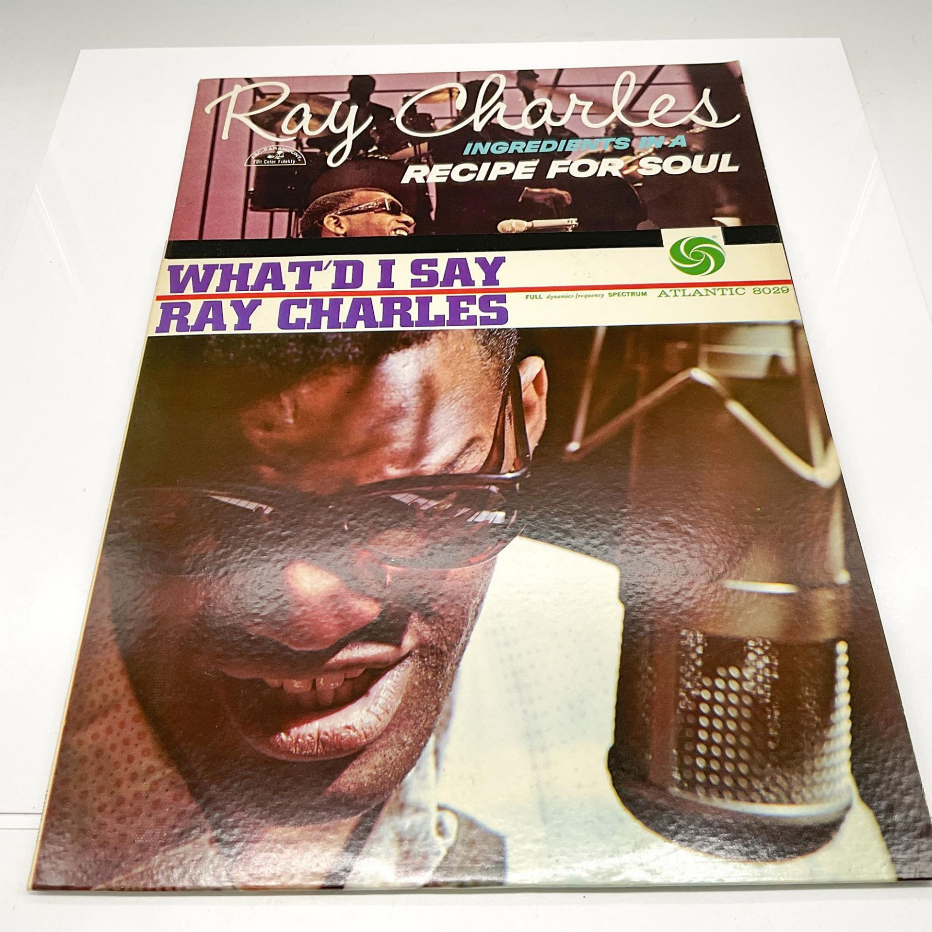 2pc Vintage Ray Charles High Fidelity Vinyl LPs