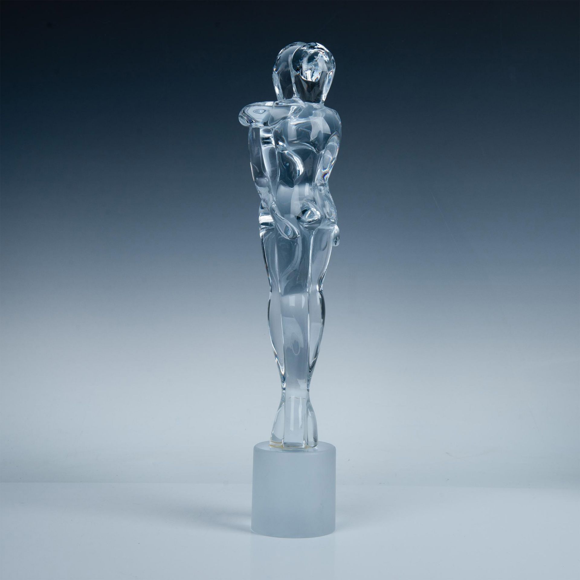 Murano Glass Sculpture by Renato Anatra, Two Lovers - Image 3 of 5