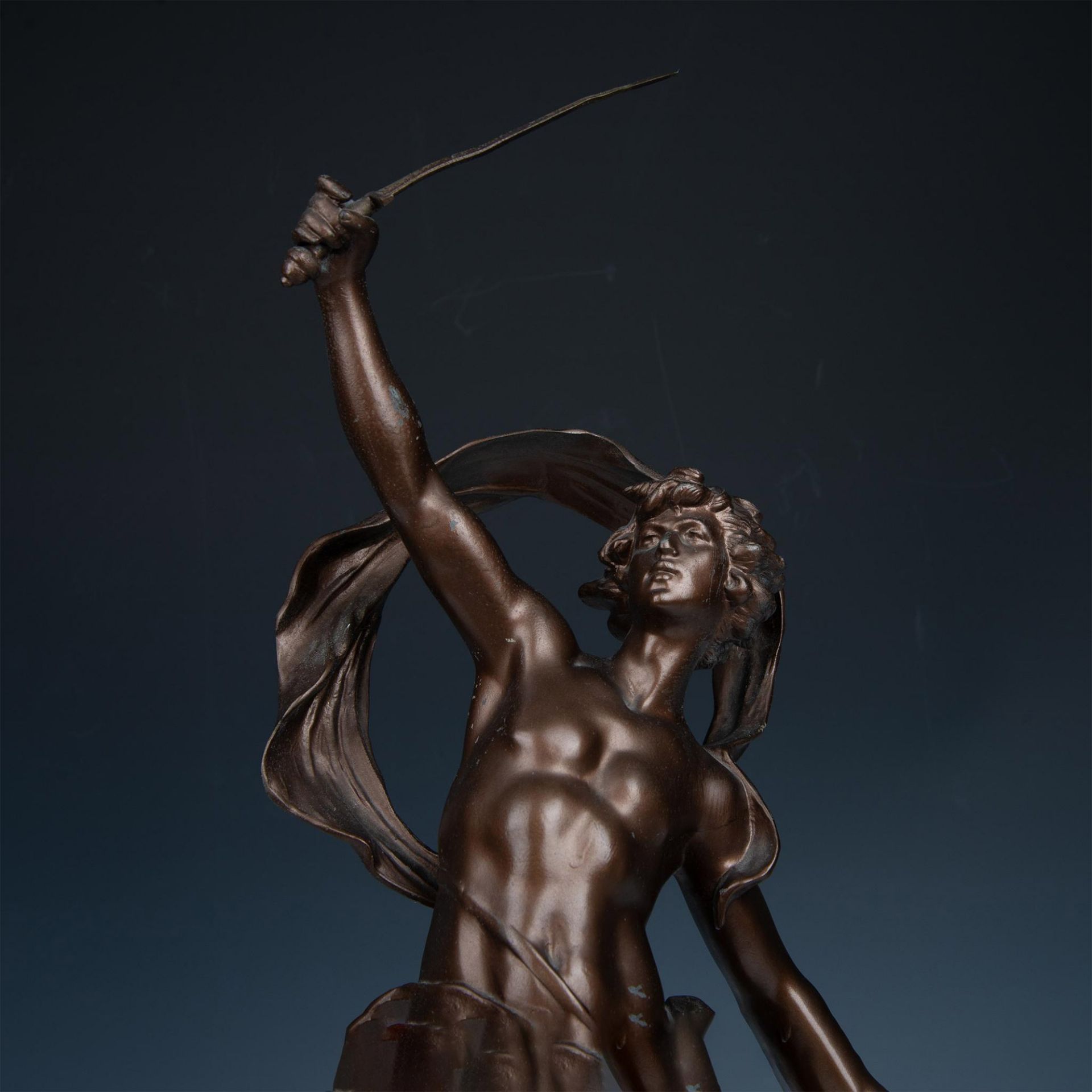 After Auguste Moreau Bronze Plated Sculpture, Patrie - Image 2 of 7
