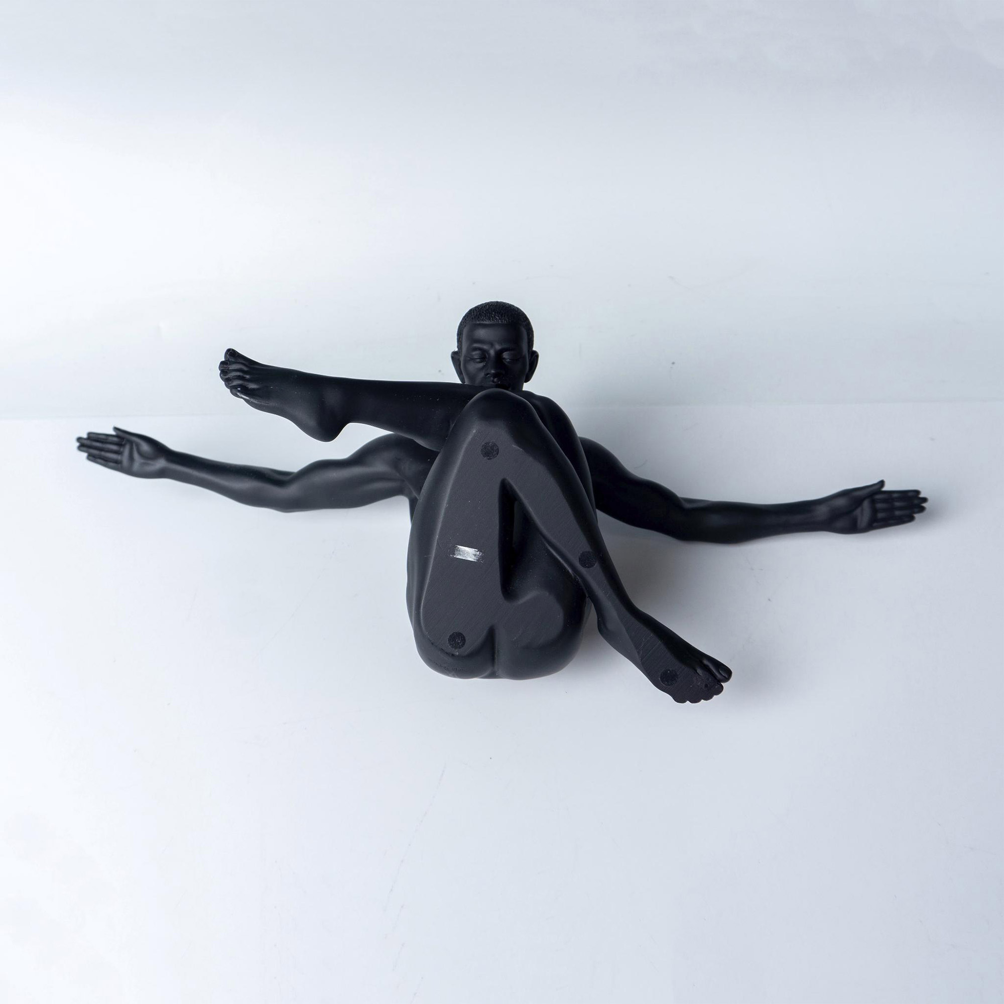 Resin Figure Statuette, Athletic Man In a Yoga Pose - Image 5 of 5
