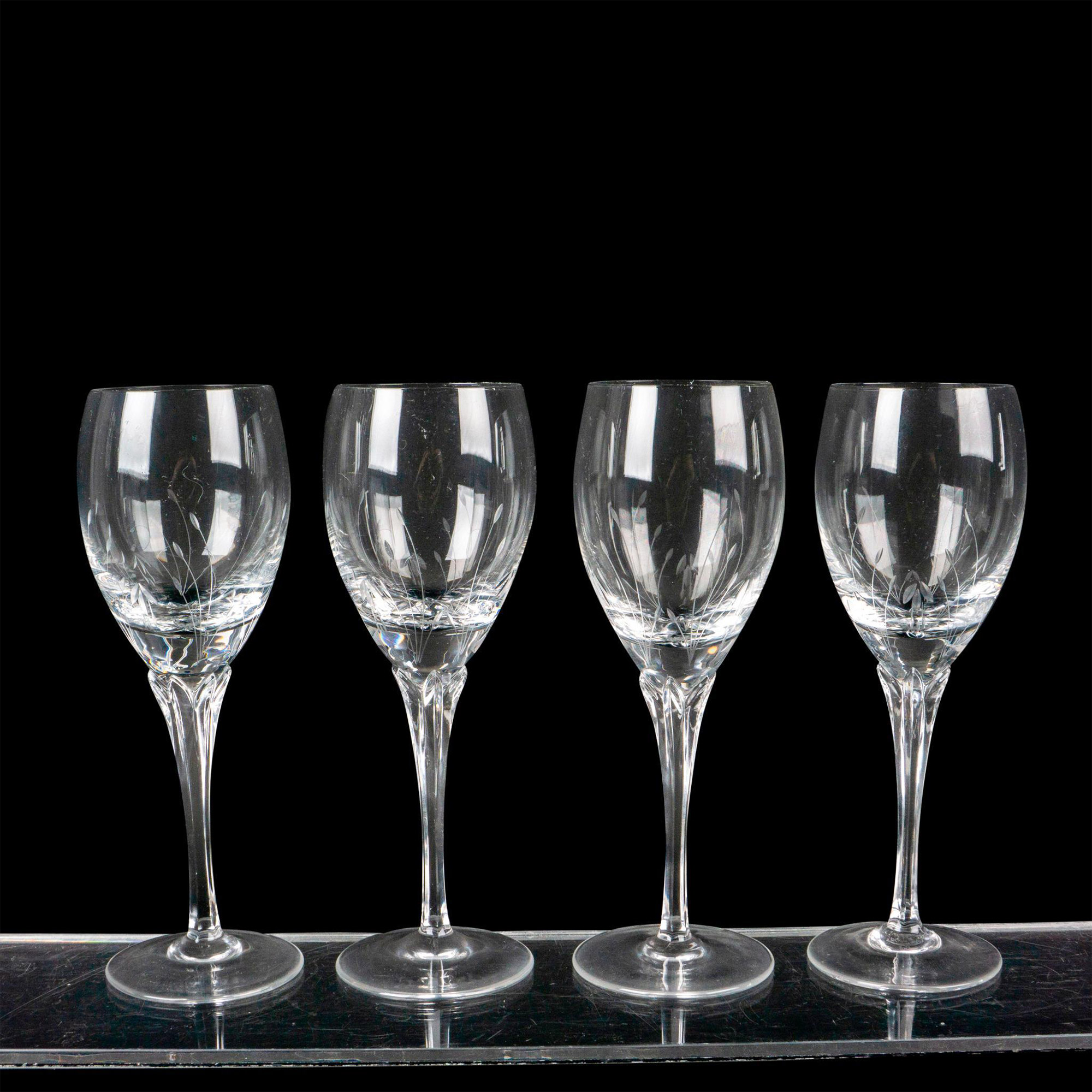 4pc Gorham Crystal Sherry/Dessert Wine Glasses, Jolie