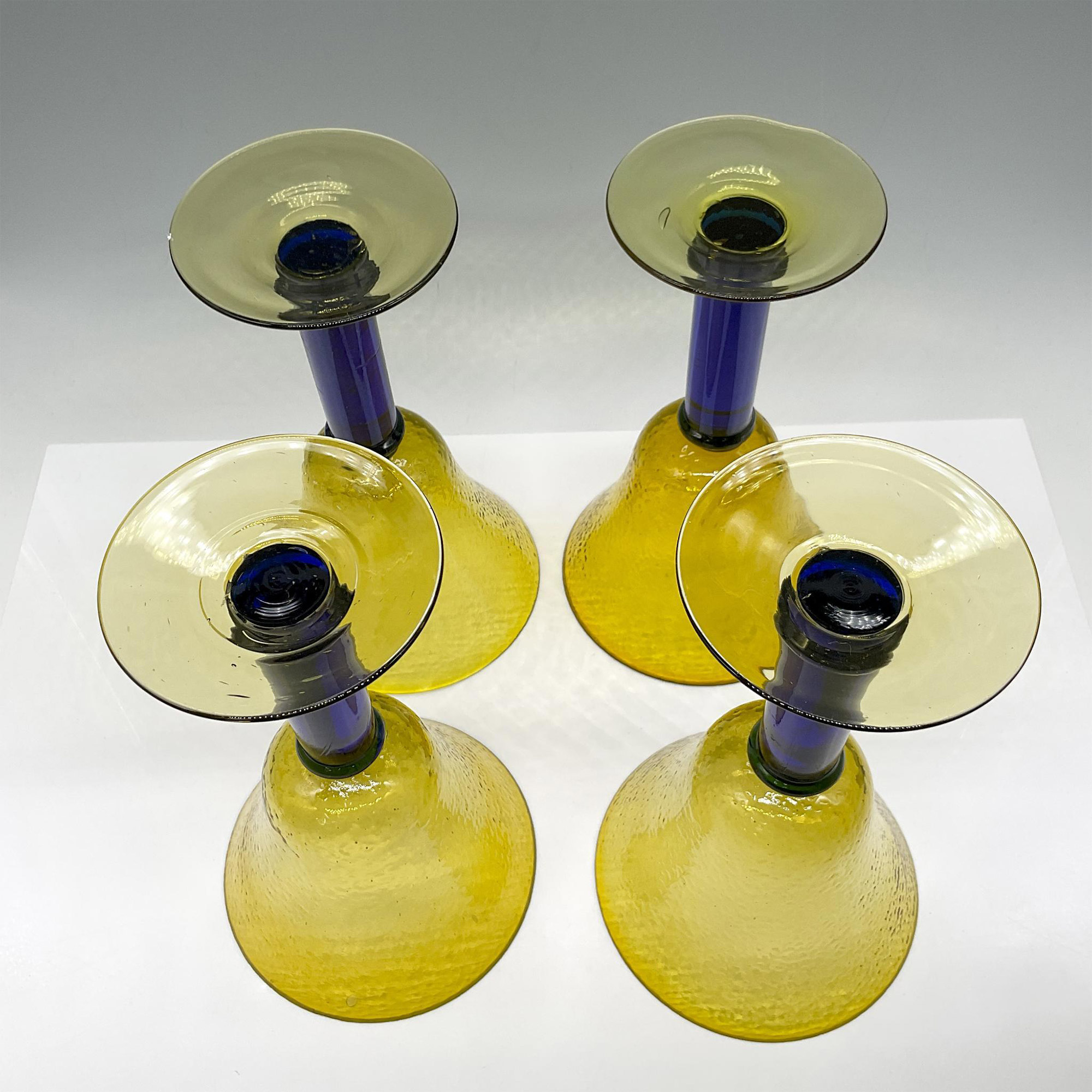 Vintage Kosta Boda Hand Blown Wine Glasses, Set of 4 - Image 4 of 4