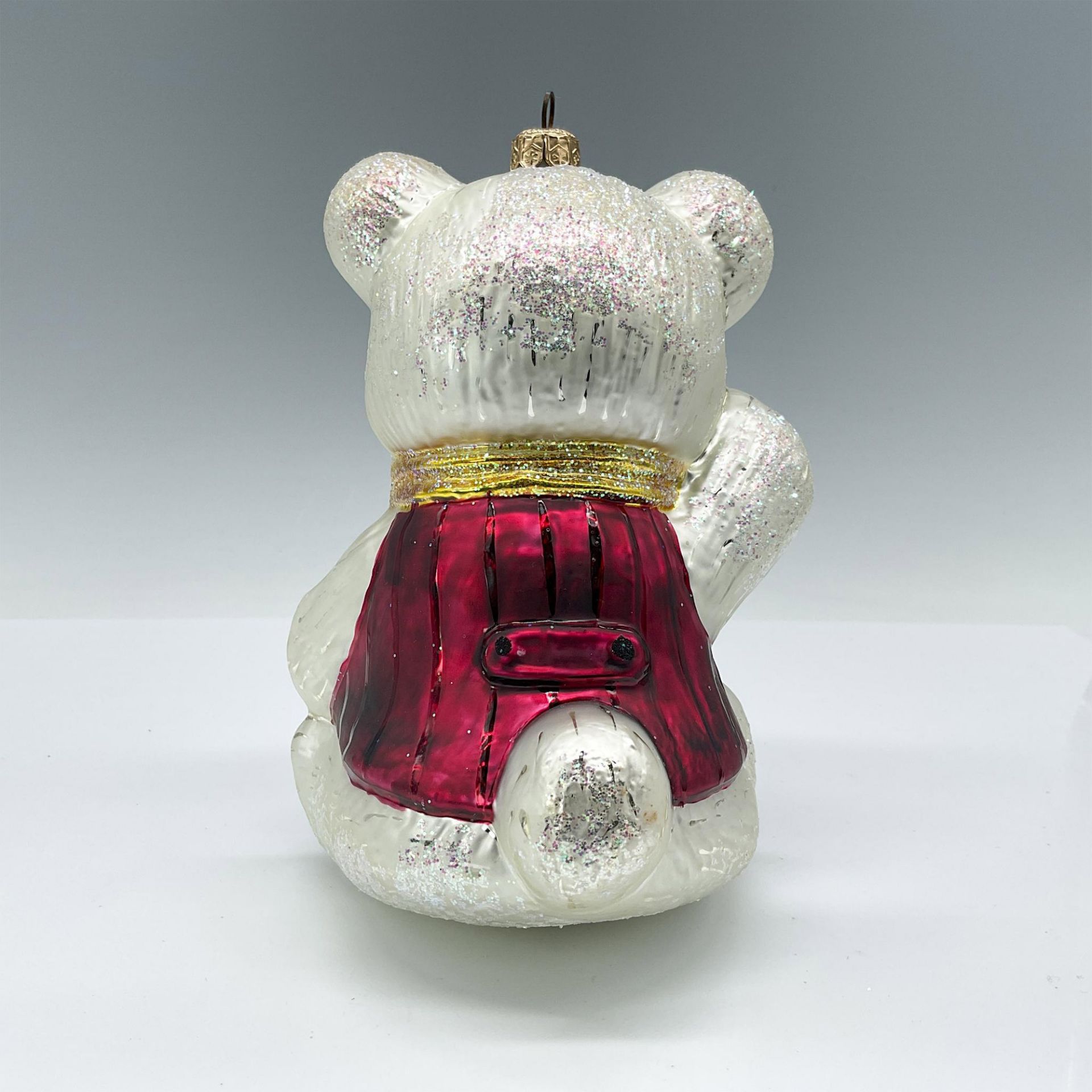 Christopher Radko Style Christmas Ornament, Teddy Bear - Bild 2 aus 3