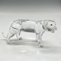 Swarovski Silver Crystal Figurine, Tiger