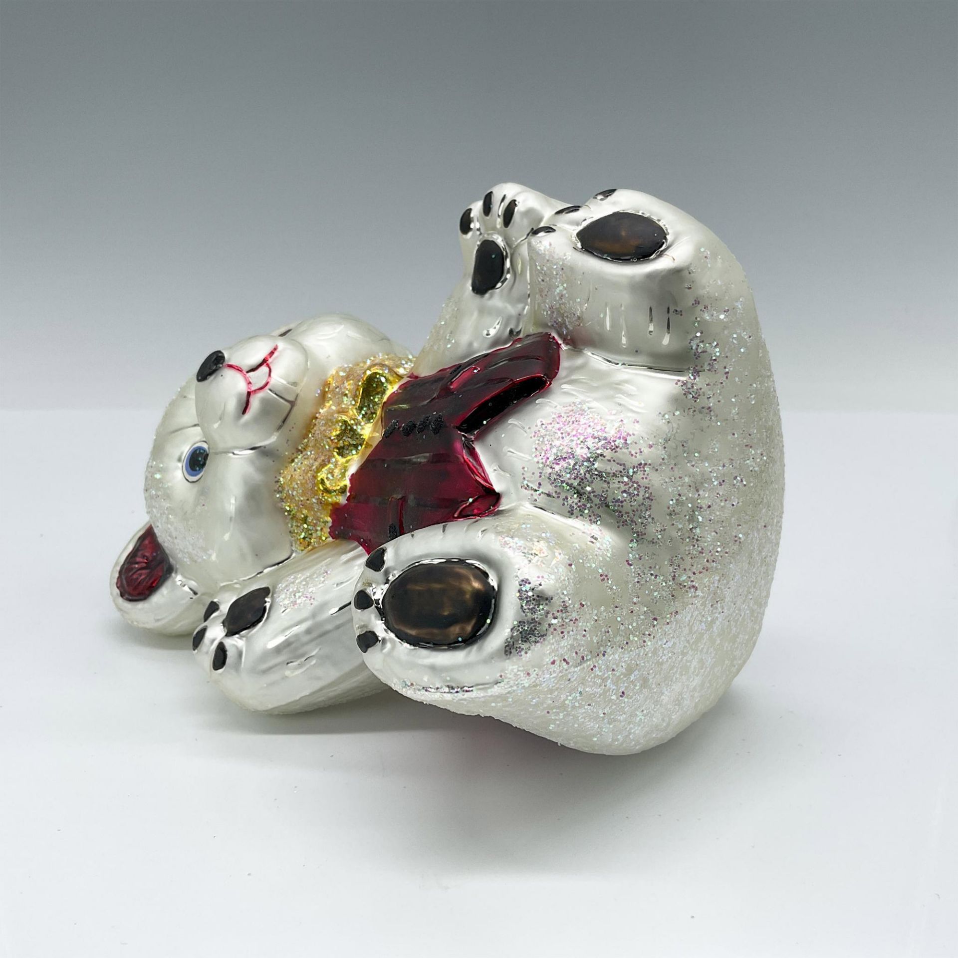 Christopher Radko Style Christmas Ornament, Teddy Bear - Bild 3 aus 3