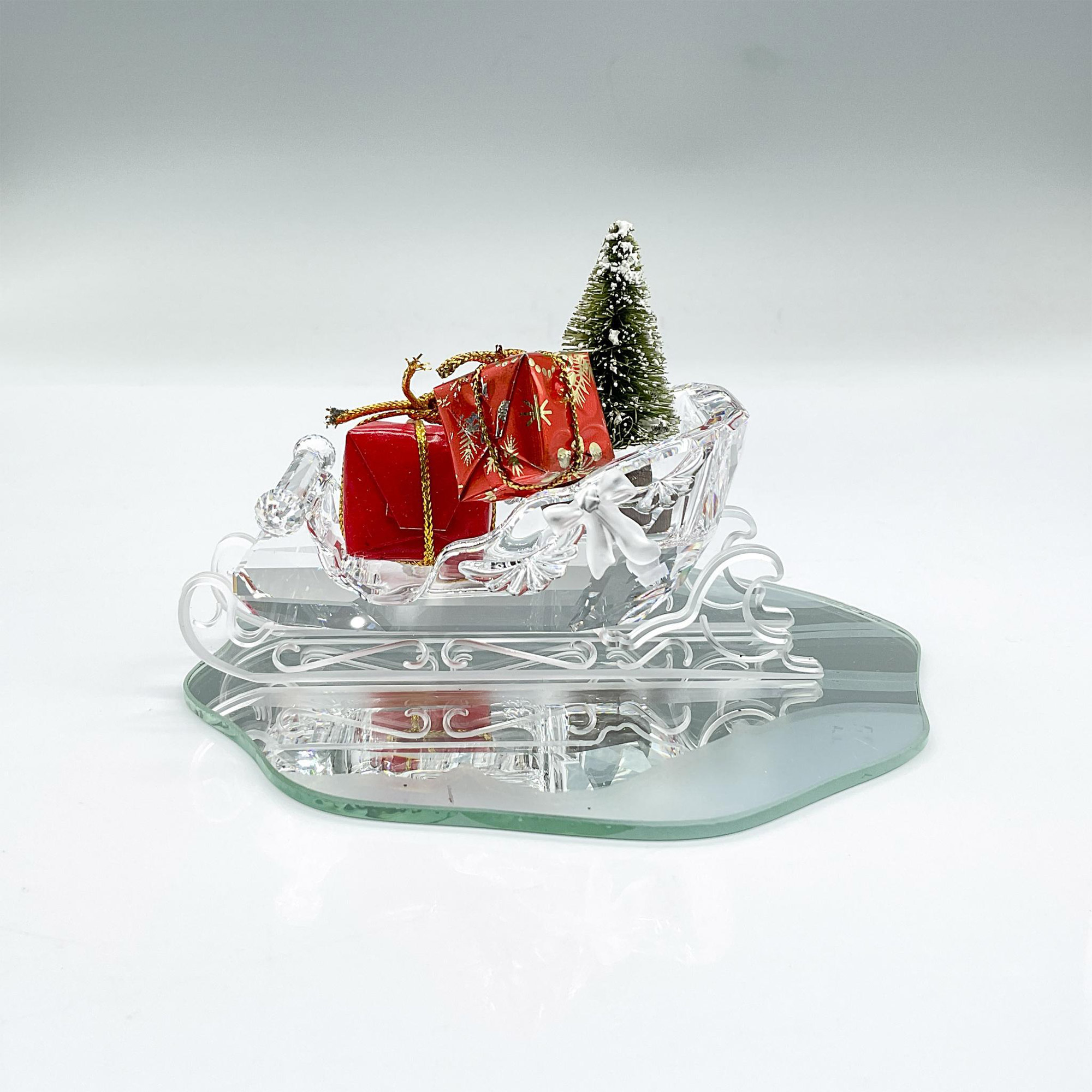 Swarovski Crystal Figurine, Santa's Christmas Sleigh