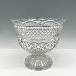 Vintage Anchor Hocking Wexford Pedestal Centerpiece Bowl