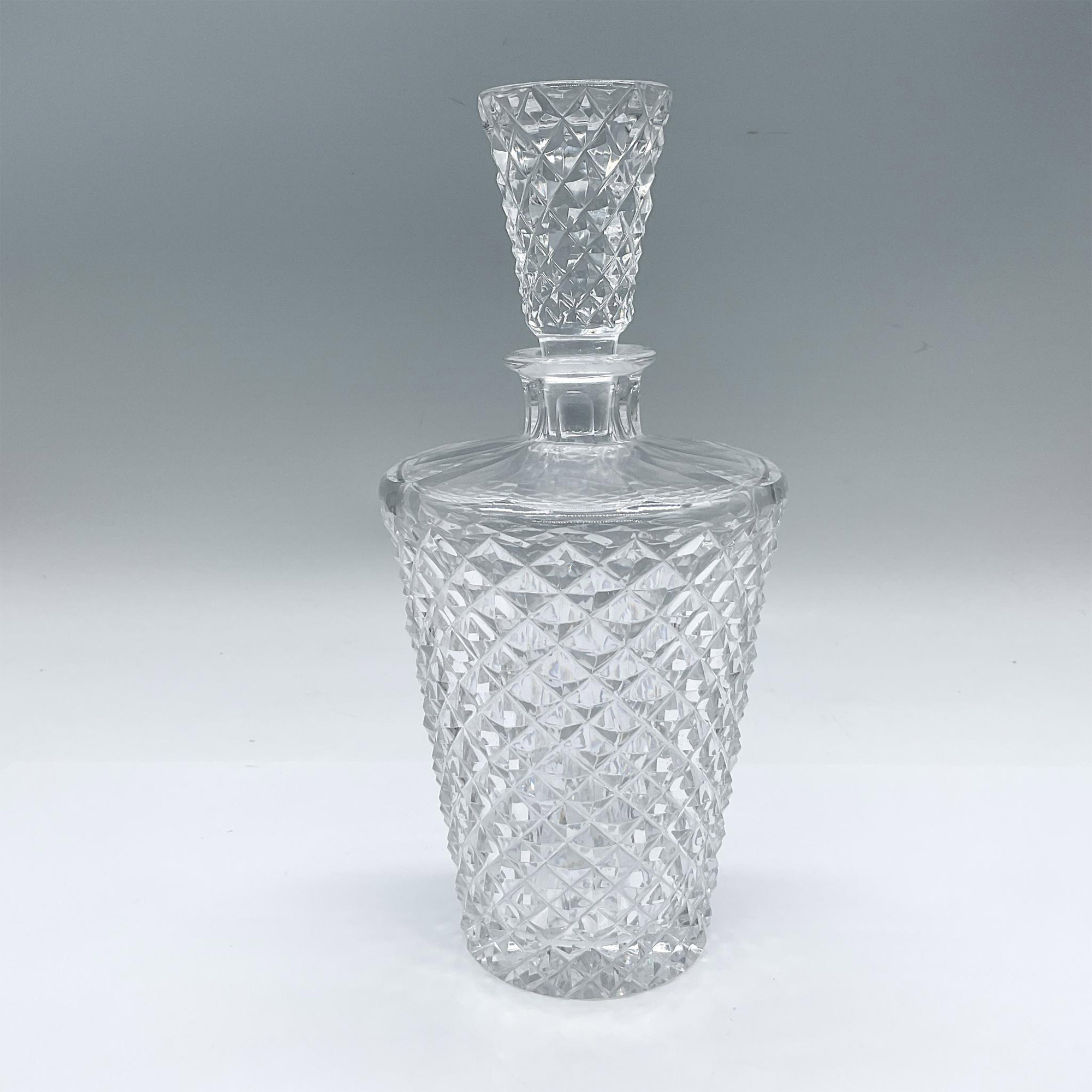 Vintage Glass Decanter with Stopper