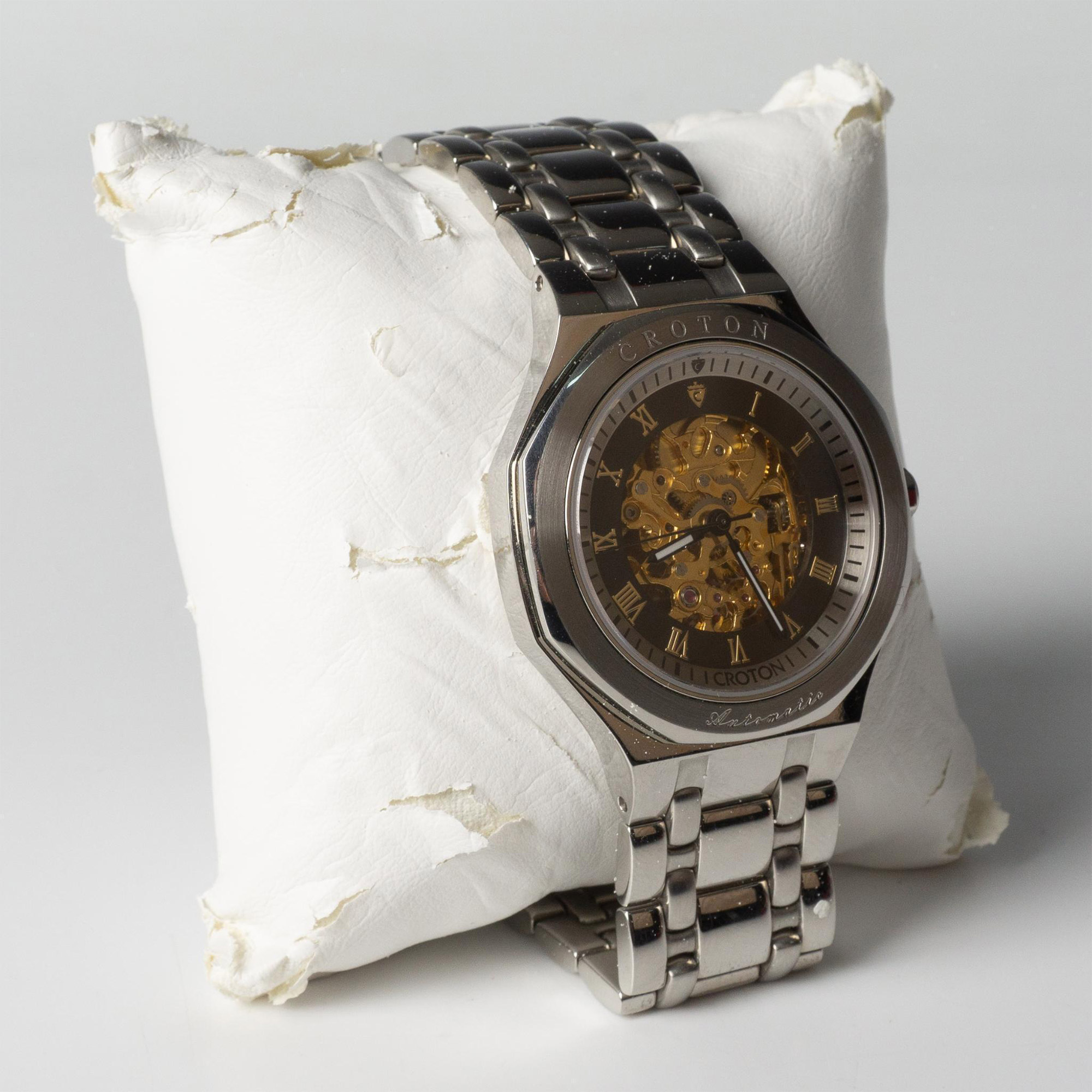 Croton Stainless Steel Automatic Skeleton Watch - Image 2 of 6