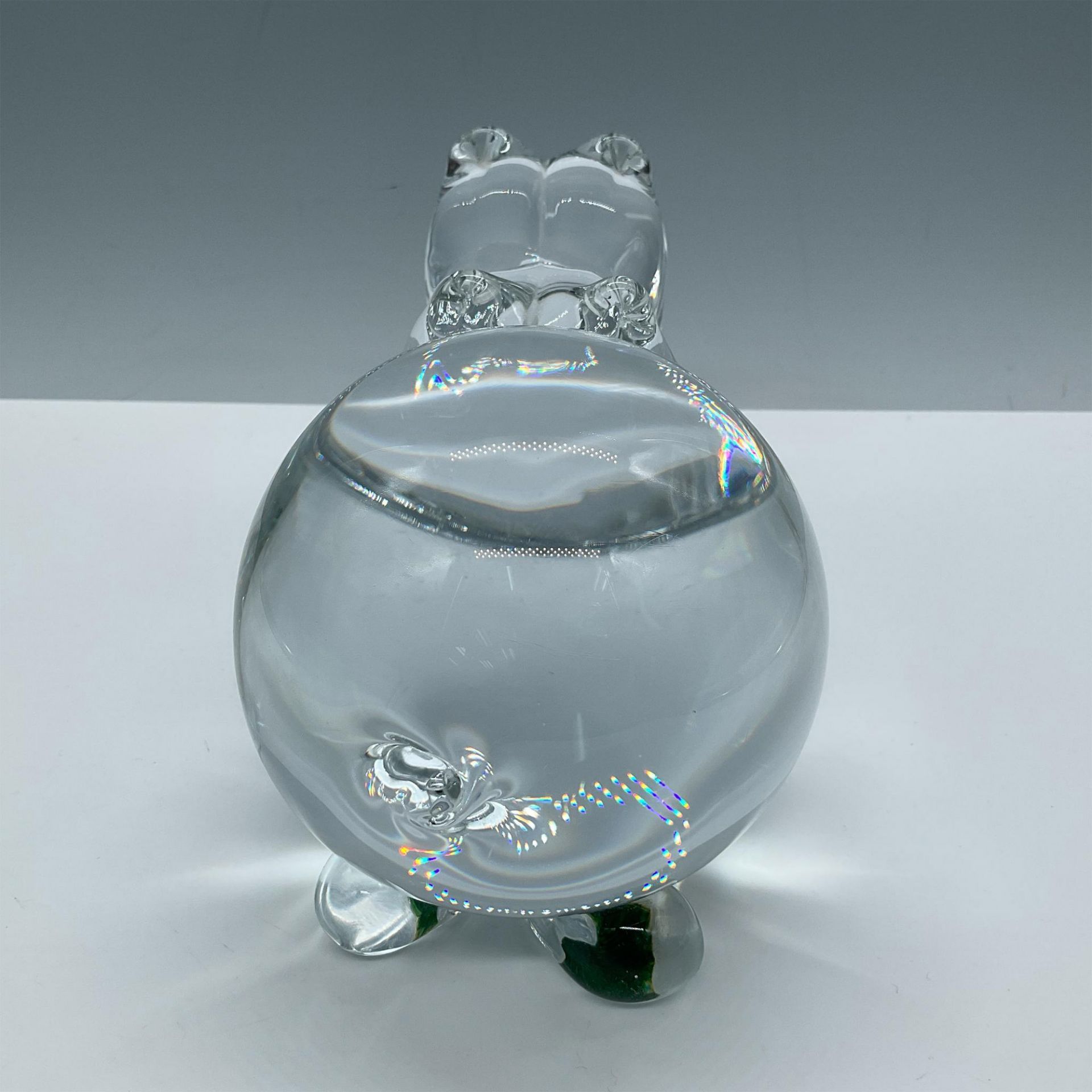 Ronneby Style Art Glass Crystal Figurine, Hippopotamus - Bild 2 aus 3