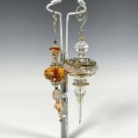 Pair of Faceted Finials Ornaments