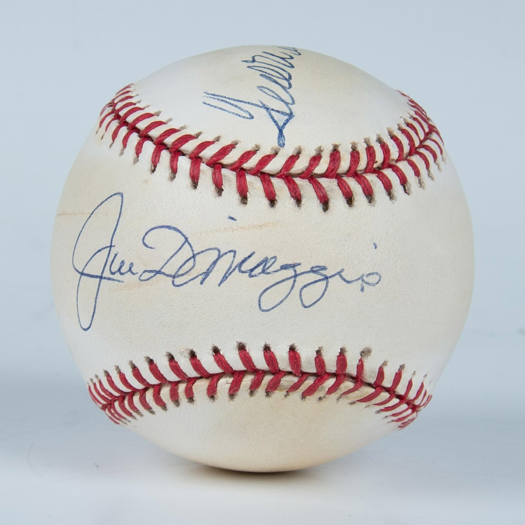 HOF Ted Williams and Joe DiMaggio Autographed Rawlings Baseball