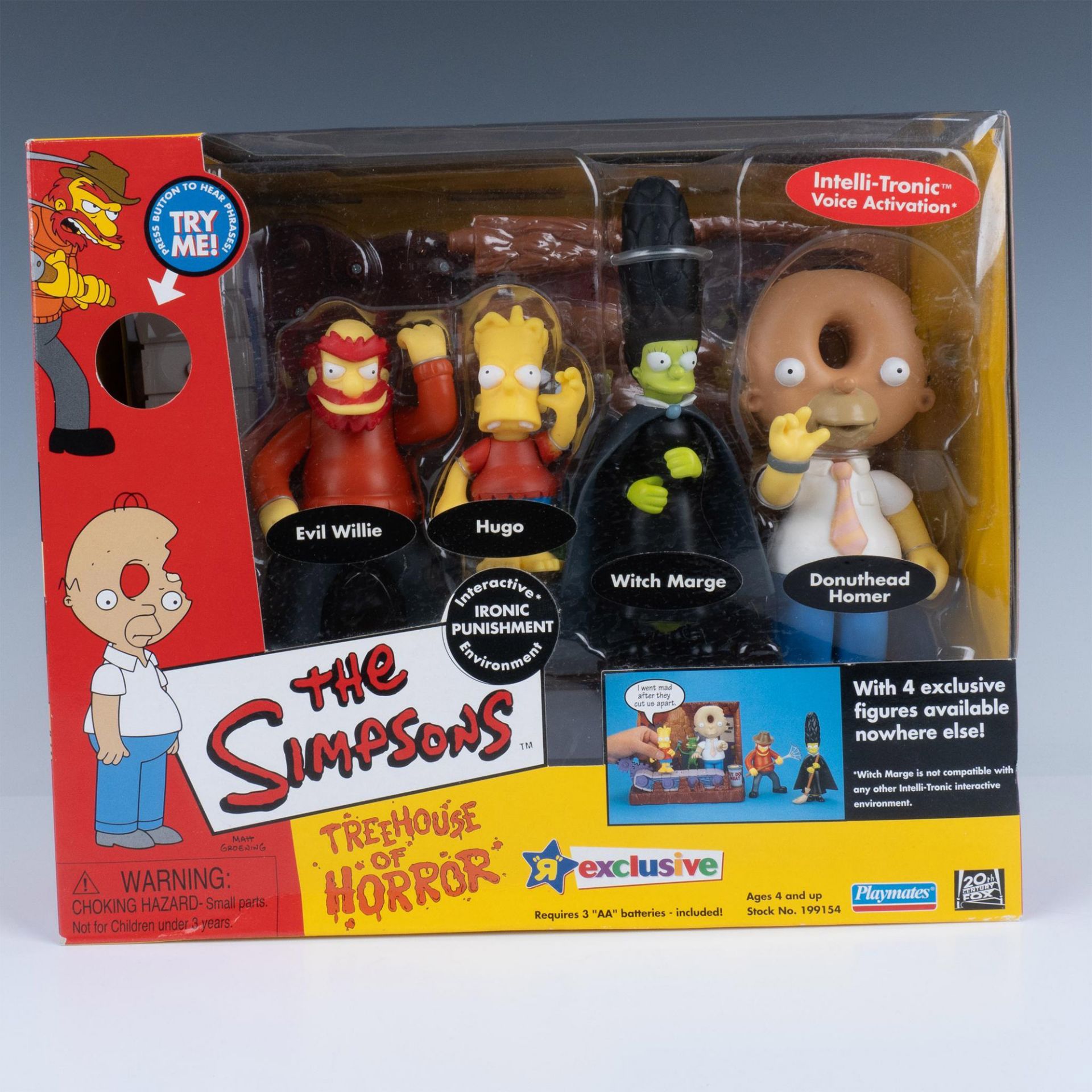 The Simpsons Playmates Treehouse Of Horror IV Figures Set