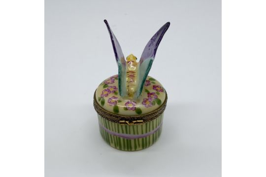 Chamart Limoges Treasure Box, Butterfly - Image 2 of 4