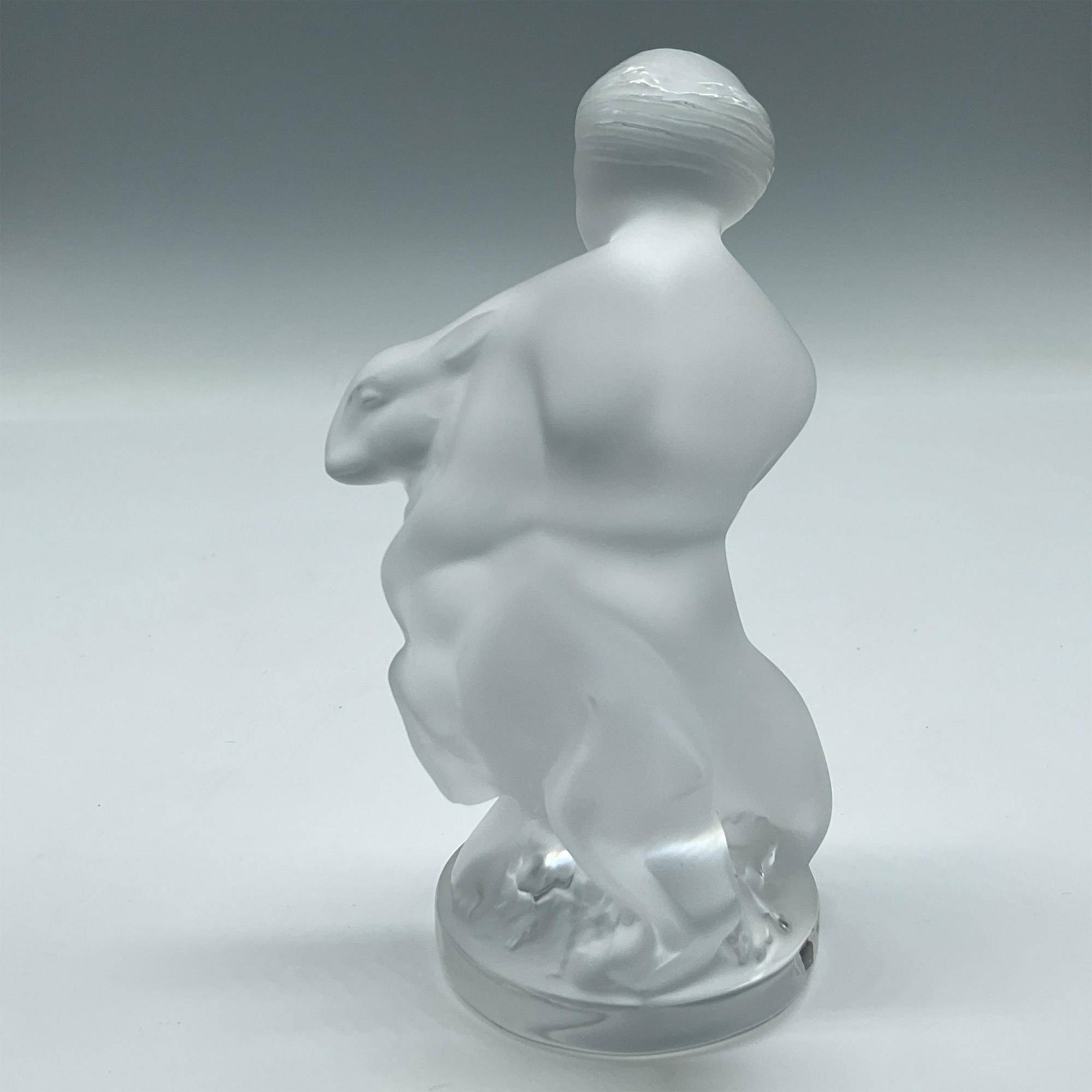 Lalique Crystal Figurine, Diana the Huntress with Fawn - Image 2 of 4