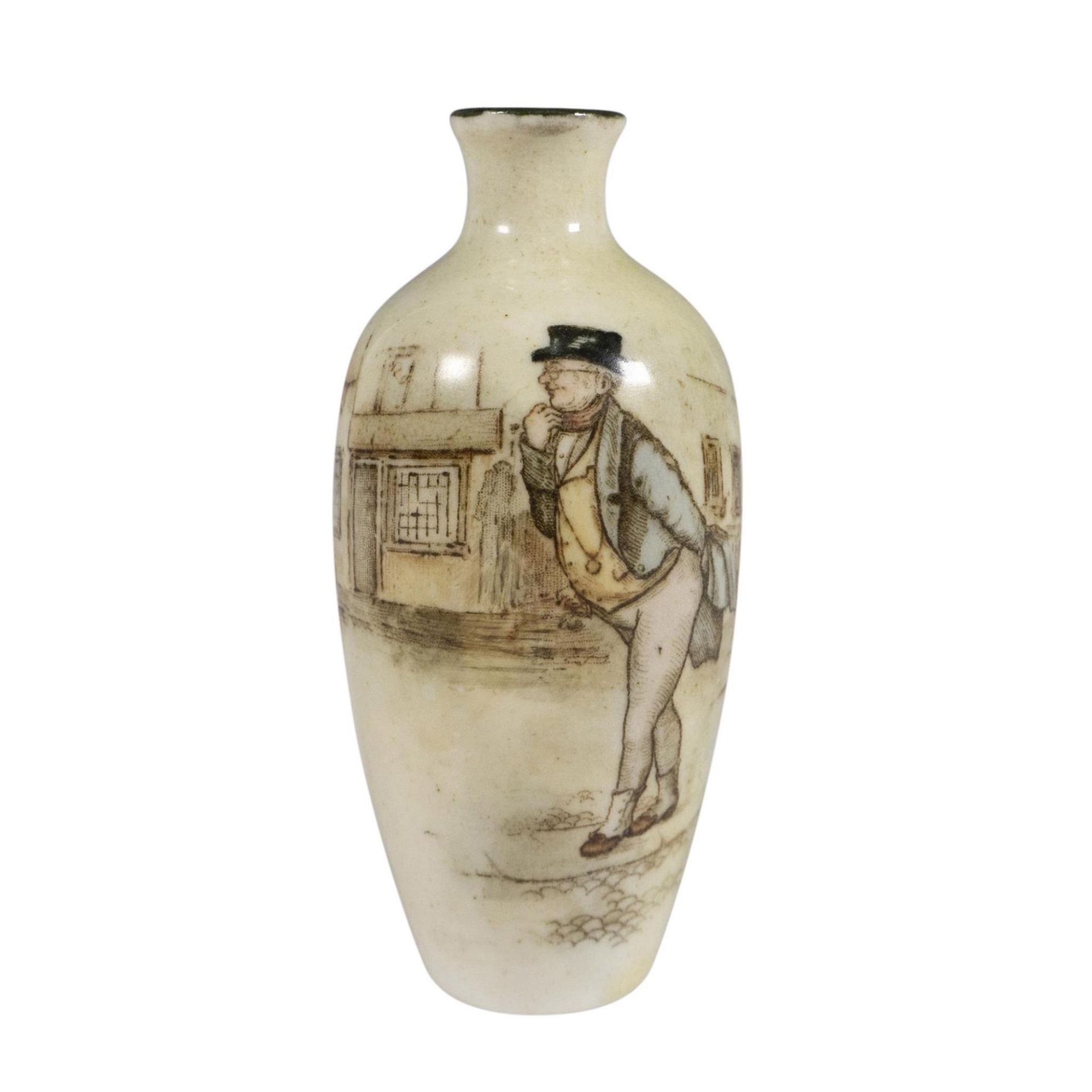 Royal Doulton Dickensware Series Miniature Vase Mr. Pickwick