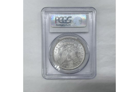 1896 Morgan Silver Dollar MS63 PCGS - Image 2 of 3