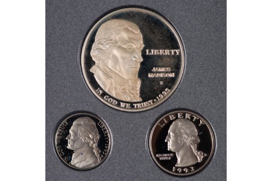 2pc 1993-S & 1994-S US Mint Prestige 7 Coin Sets - Image 6 of 14