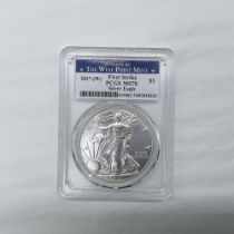 2017 (W) Silver Eagle Dollar MS70 PCGS FS