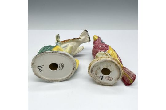 2pc Stangl Pottery Bird Figurines, Cardinal & Vireo - Image 3 of 3