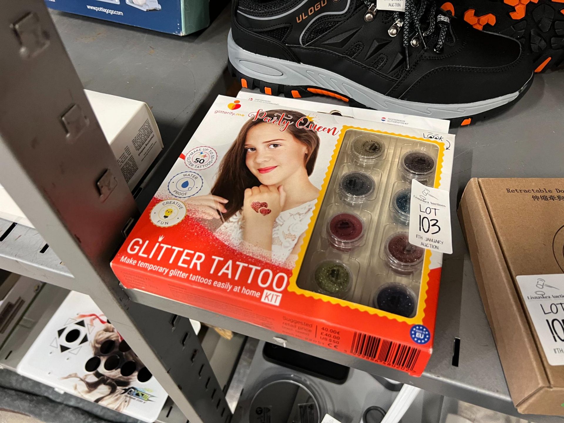 GLITTERIFY.ME PARTY QUEEN GLITTER TATTOOS (NEW)