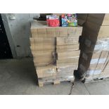 PALLET OF ASSORTED NEW CONTENTS - PUZZLES, ARTIST BRUSH WASHERS ETC