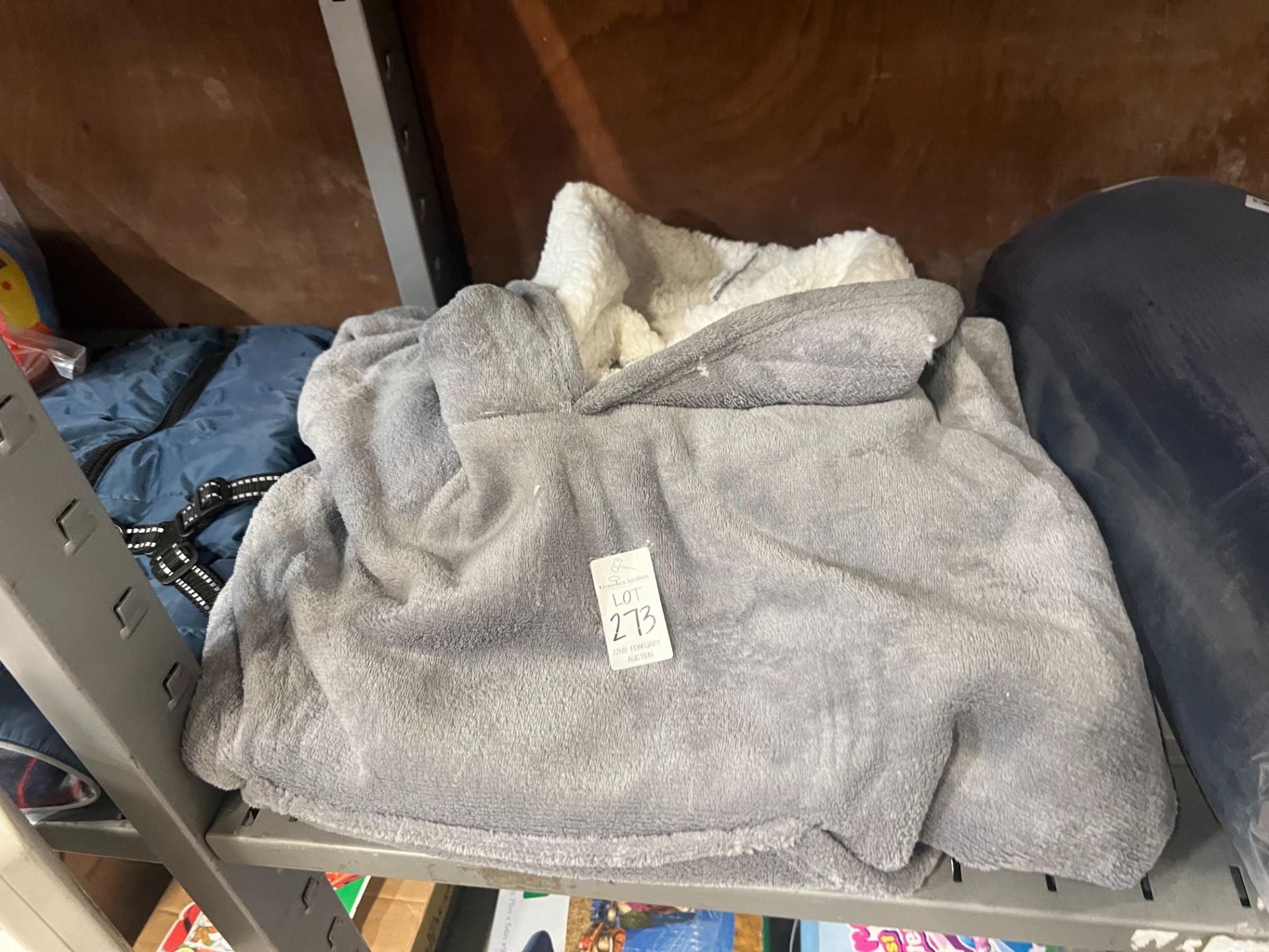 SIENNA HOME GREY FLEECE OVERSIZED HOODIE