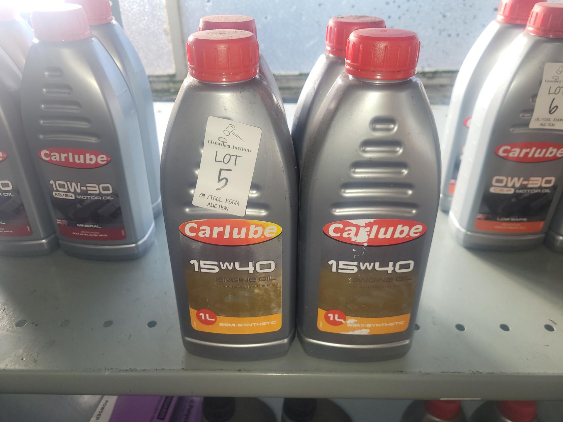 4x CARLUBE 15W40 SEMI-SYNTHETIC ENGINE OIL 1L