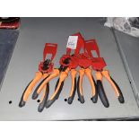 5 SETS OF PLIERS