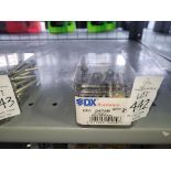 BOX OF M8 x 80MM H.T. BOLTS ZINC PLATED QTY 25 DAP340 (NEW)