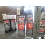 4x TETROSYL MATT BLACK TRADE SPRAY 500ML