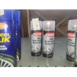 4x CARLUBE 100+ MULTI-PURPOSE SPRAY GREASE 400ML