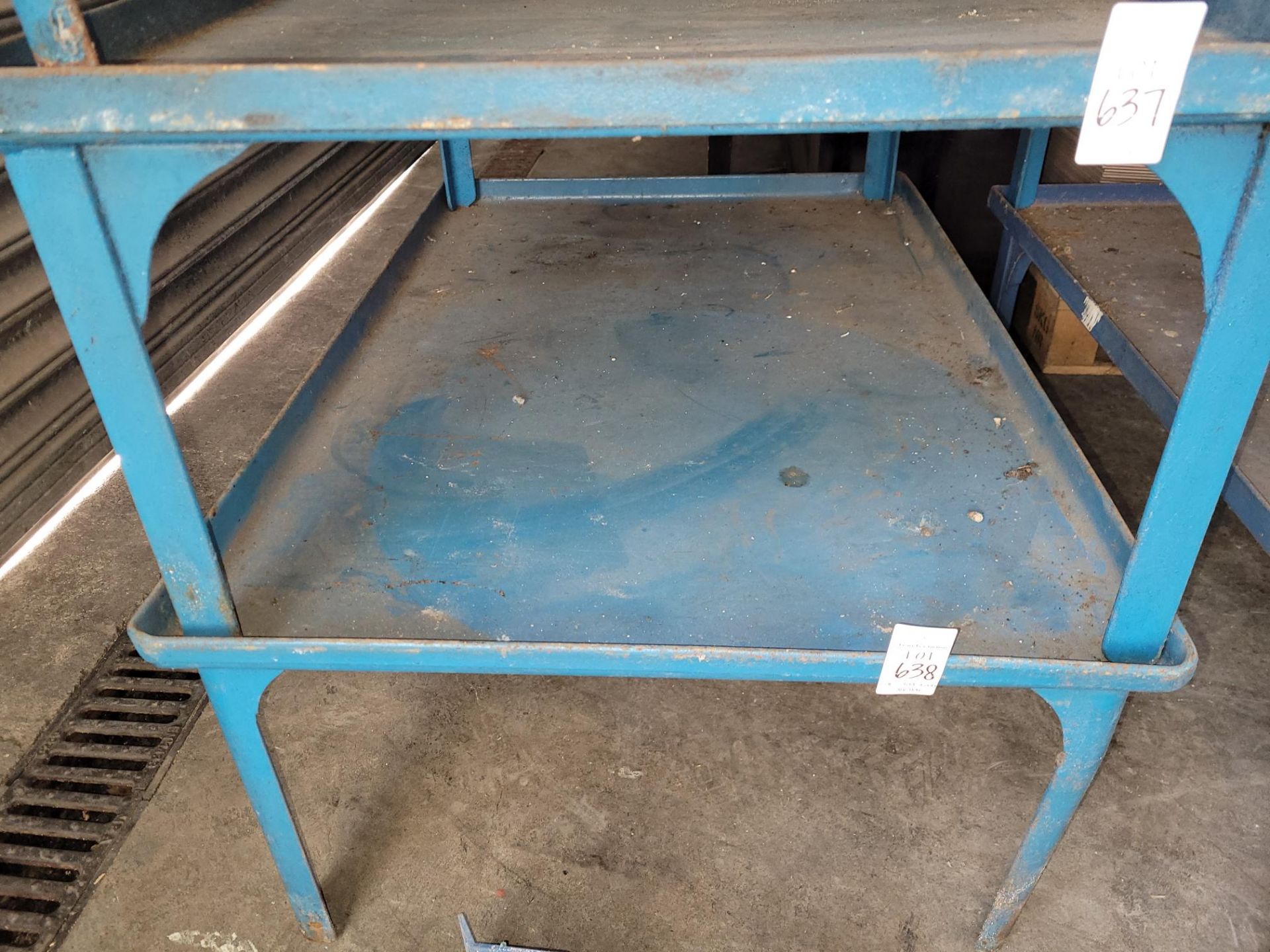 1x HEAVY STEEL BLUE STILAGE