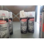 4x CARLUBE 100+ MULTI-PURPOSE SPRAY GREASE 400ML