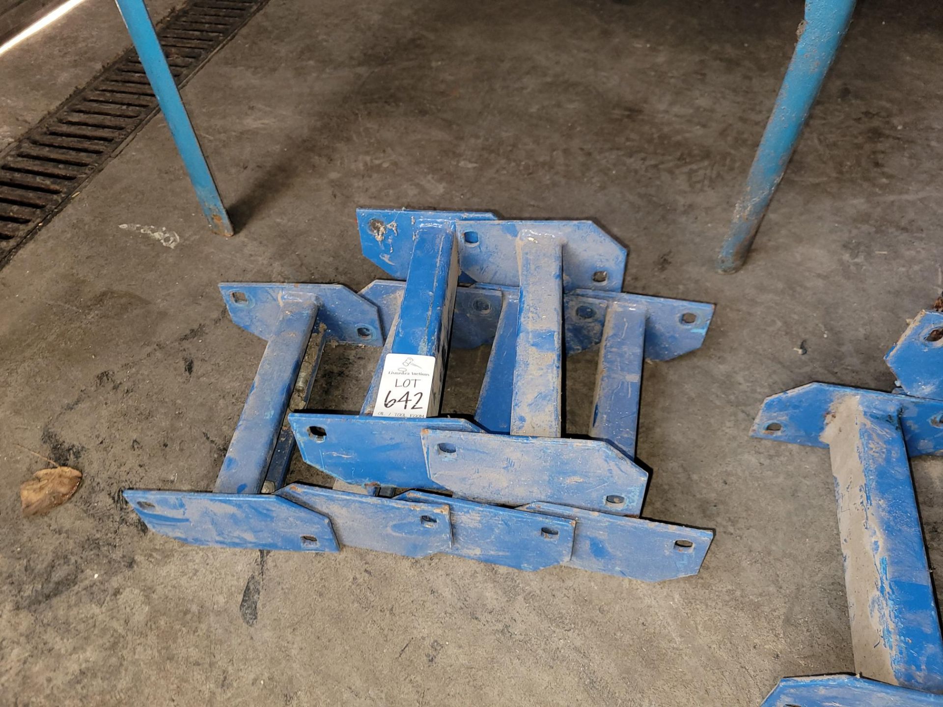 6x BLUE HEAVY STEEL FEET