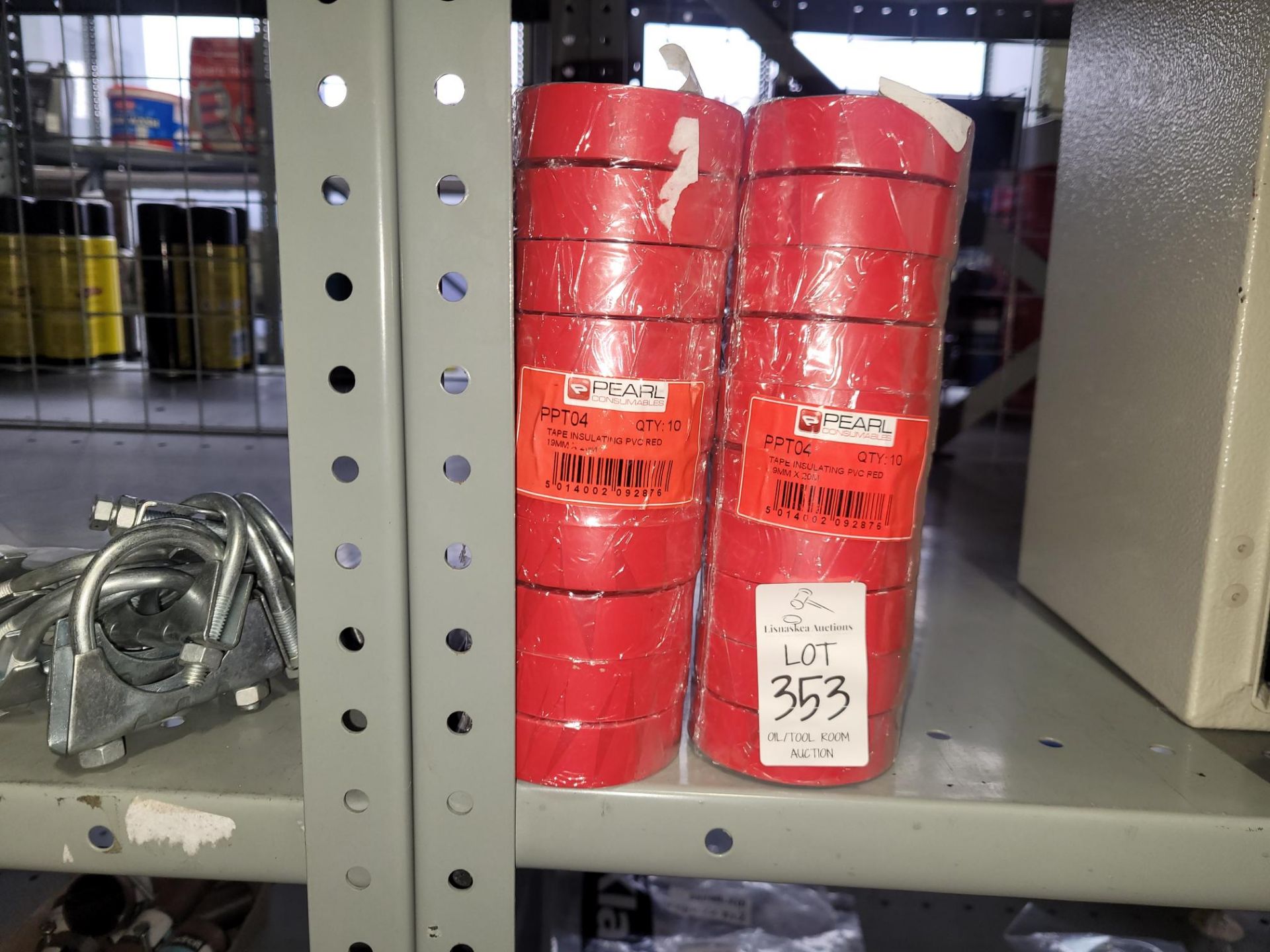 2x RED INSULATION TAPE QTY 10 (NEW)