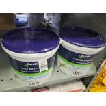 2 TUBS OF BOSTIK FLOOR ADHESIVE