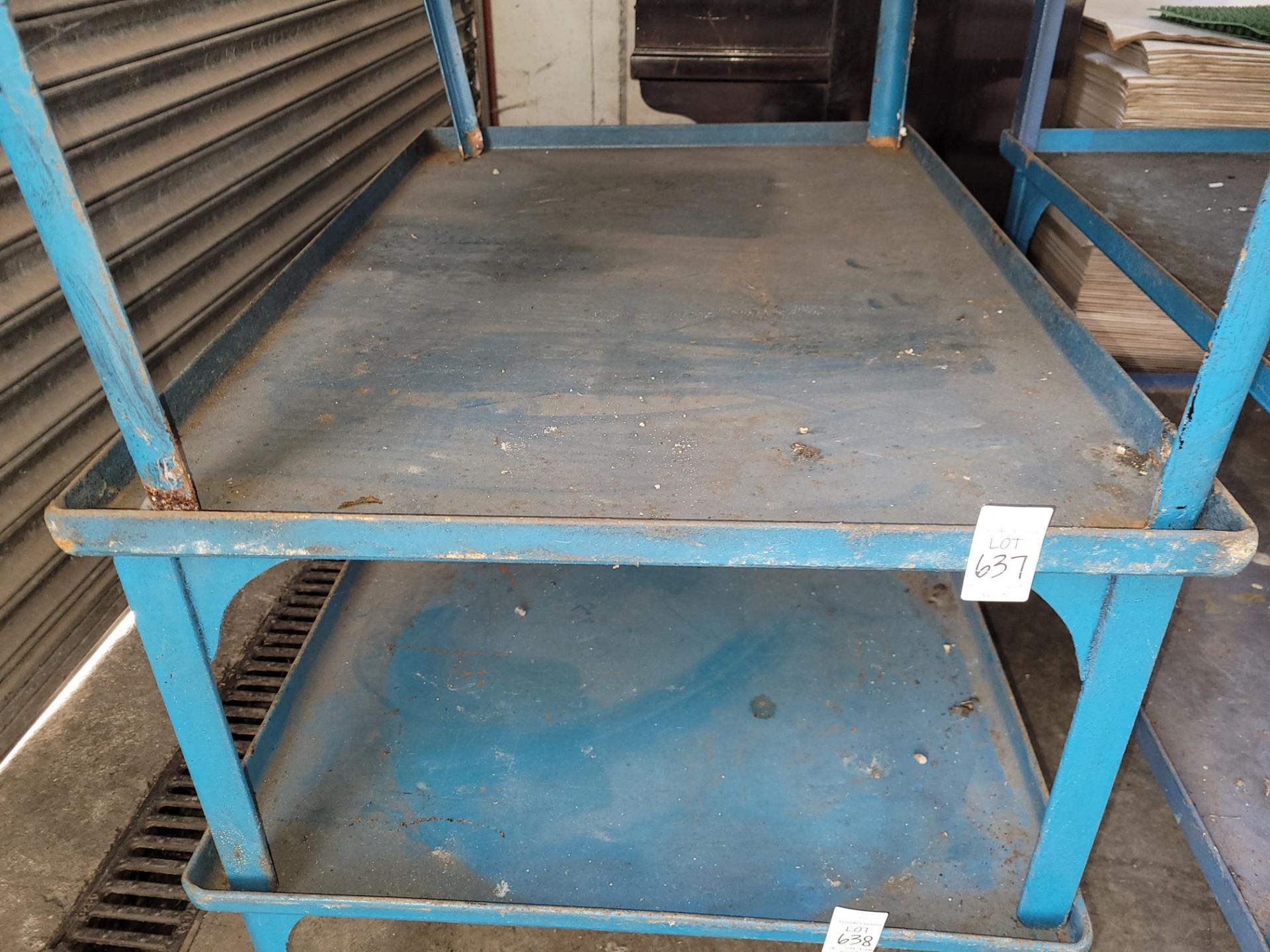 1x HEAVY STEEL BLUE STILAGE