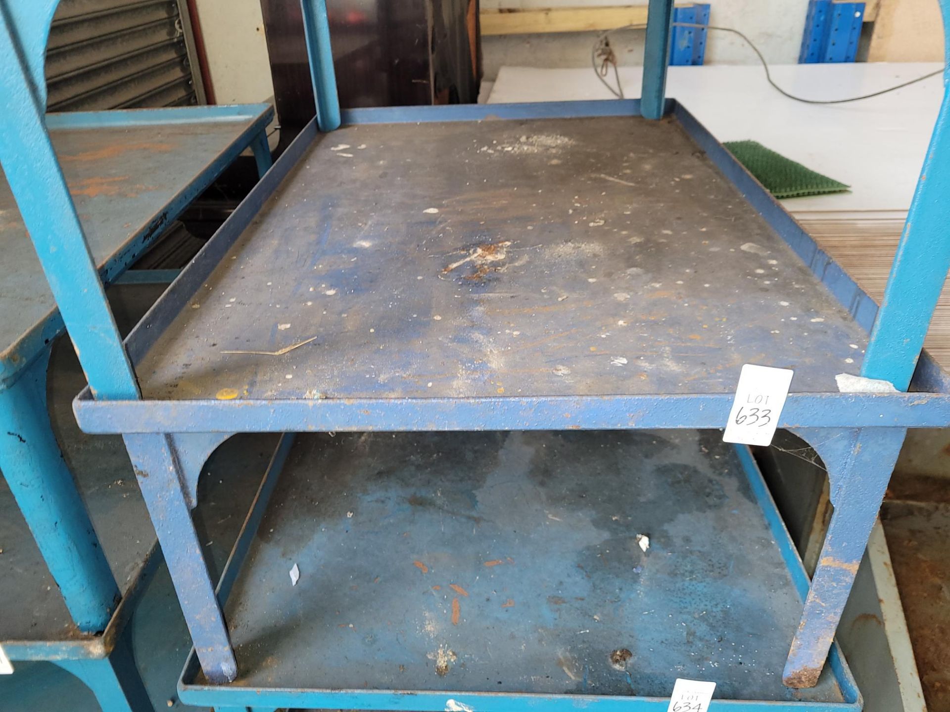 1x HEAVY STEEL BLUE STILAGE