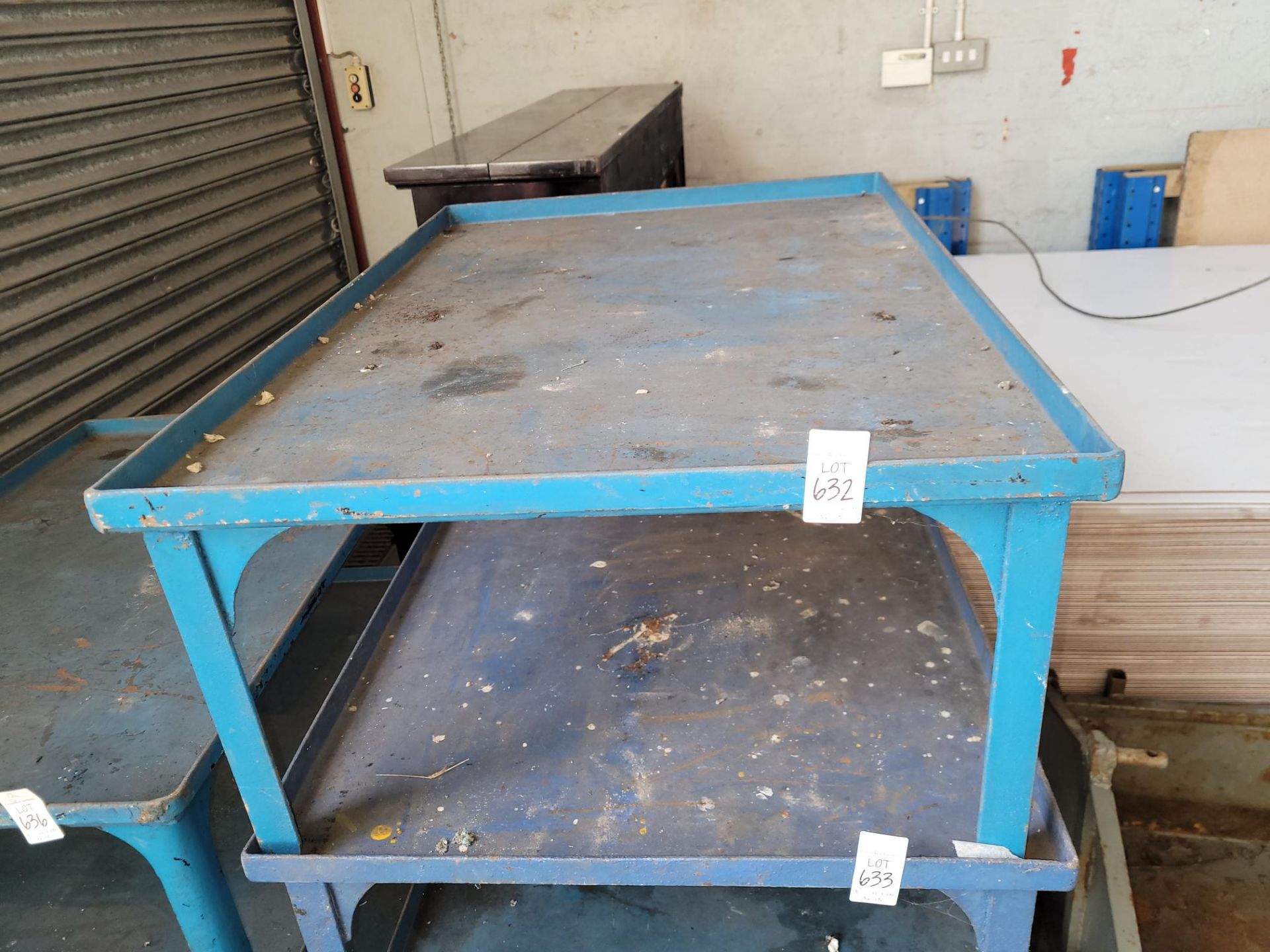 1xHEAVY STEEL BLUE STILAGE