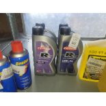 4x ASSORTED TRIPLE R MOTOR OIL