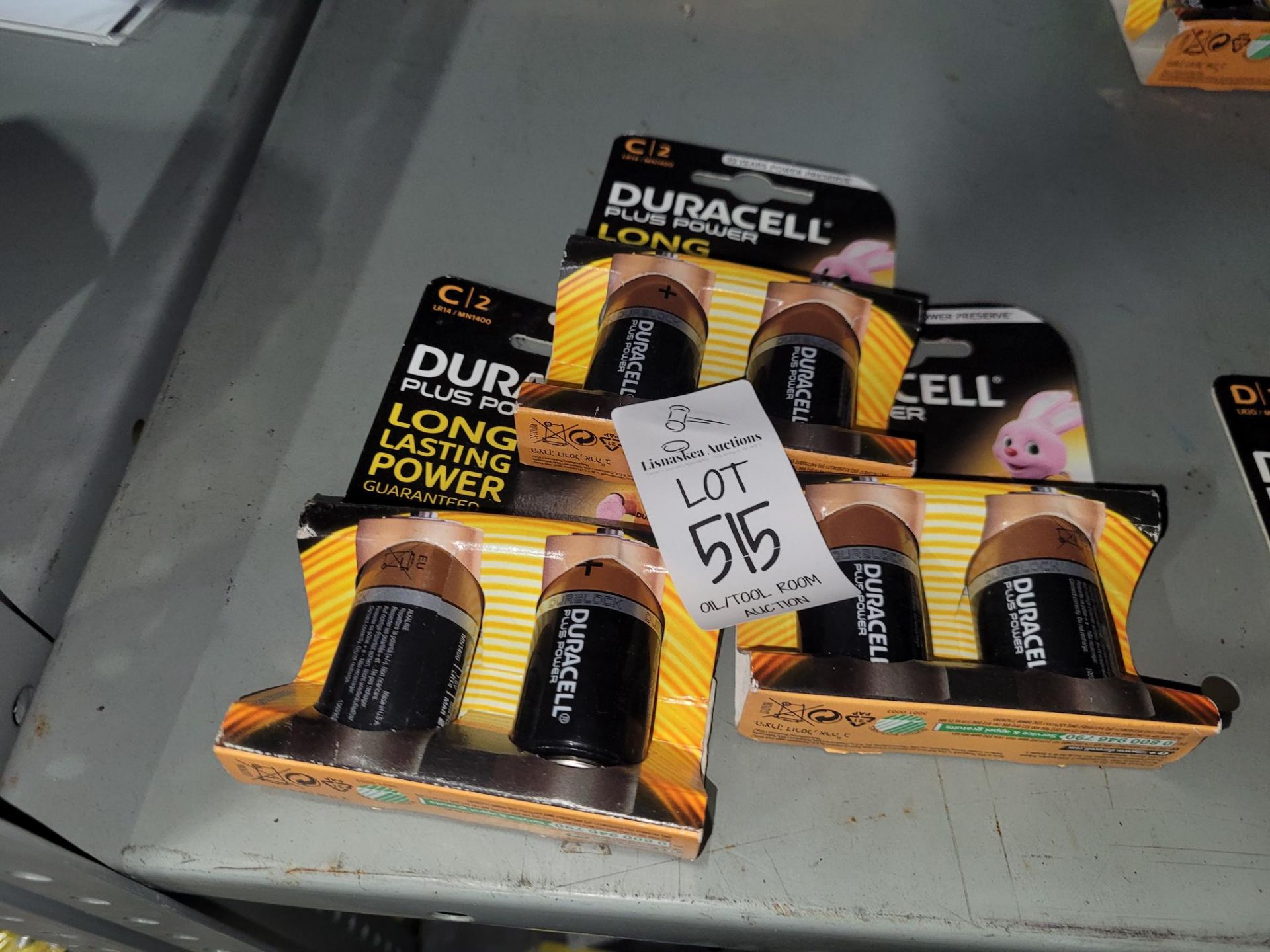 3X 2PC DURACELL C BATTERY