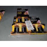 3X 2PC DURACELL C BATTERY