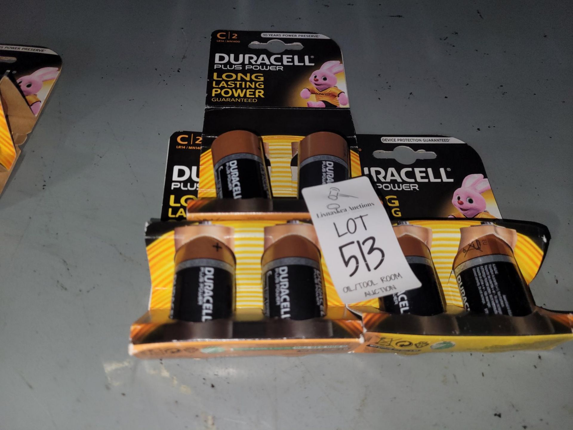 3X 2PC DURACELL C BATTERY