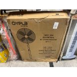 CHROME 16" STANDING FAN (NEW)