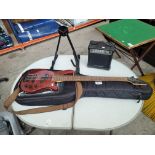 TANGLEWOOD BASS GUITAR CASE AND AMP