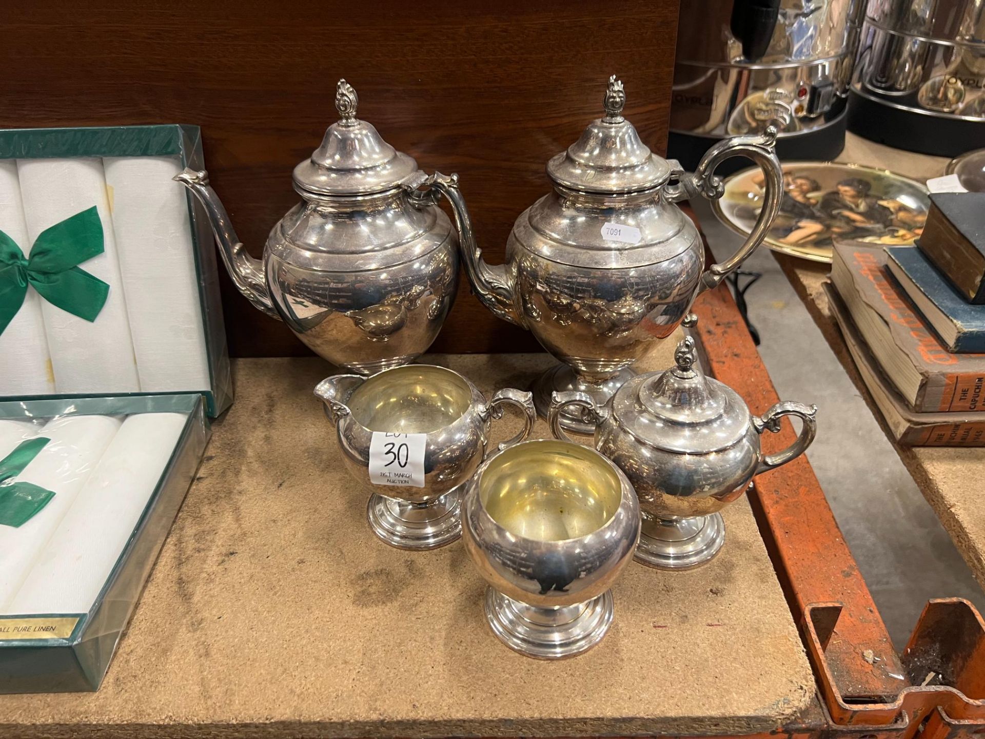 SILVER PLATED COFFEE SET