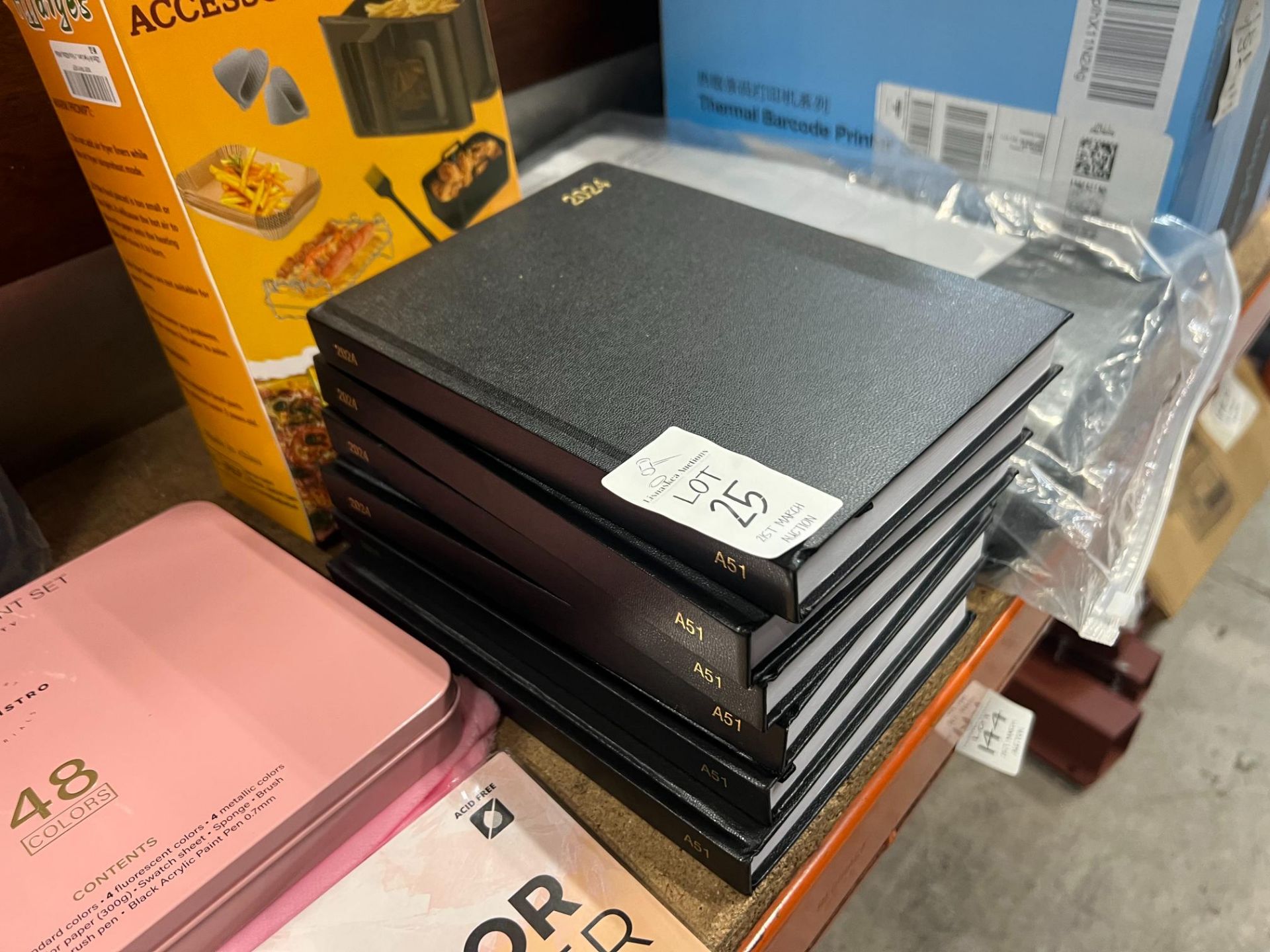 STACK OF 6X 2024 DIARIES